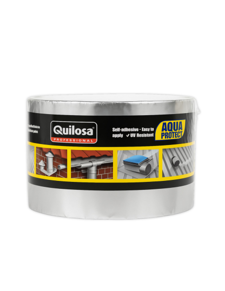 Cinta Bituminosa Impermeable Aluminio 10 Cm X 10 Mts