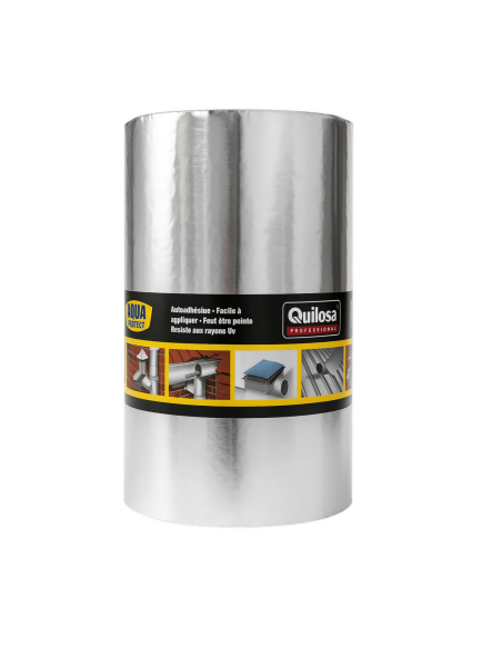 Cinta Bituminosa Impermeable Aluminio 30 Cm X 10 Mts