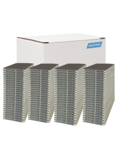 Caja 100 Esponjas Lija Doble Cara Norton Microfina...