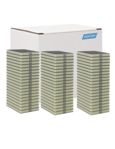 Caja 60 Esponjas Lija Doble Cara Norton P60 Grueso...