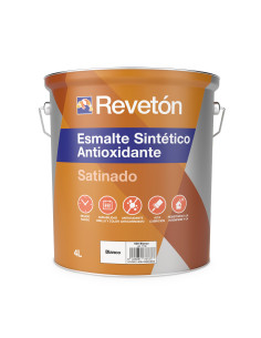 Reveton Esmalte Antioxidante Satinado Blanco 4 Lt