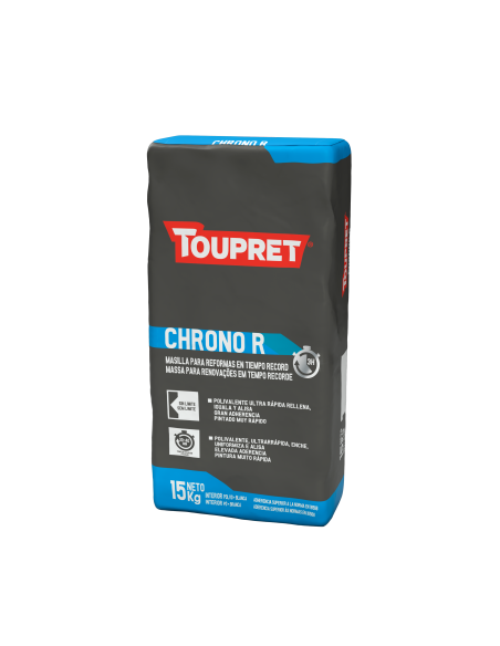 Masilla Rápida Top Calidad Chrono R Toupret 15 Kg