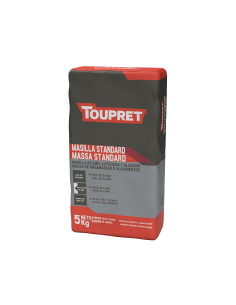 Masilla Estándar Top Calidad Toupret 5 Kg