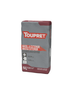 Masilla Polvo Exterior Toupret 5 Kg