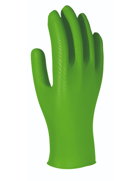 Pack 10 Cajas Guantes De Nitrilo Texturizado Unigrip GR 50 Uds.