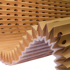 Filtro De Cartón Plegado Fibra Poliéster G4 0,9x9 Mts