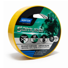 Cinta Precisión Baja Adhesión Samurái Norton 24 Mm X 50 Mts