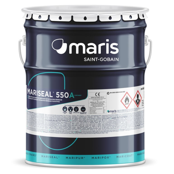 Poliurea en Frio Bicomponente UV Mariseal 550 Gris 20+2 Kg