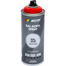 Spray Acryl Motip Ral 3020 Brillante 400 Ml