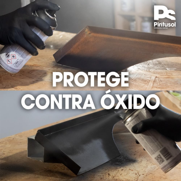 Spray Imprimación Fosfatante De Anclaje Negro Pintusol 400 Ml
