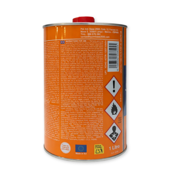 Kit 3 Uds. Resina Poliéster + Catalizador 1Kg