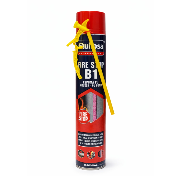 Espuma PU Contra Incendios Orbafoam Fire Stop B1 Manual 750 Ml