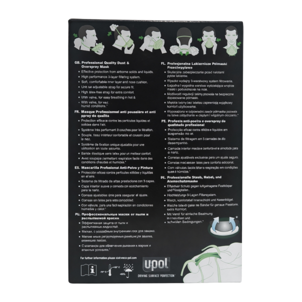 Mascarilla Con Válvula FFP2 U-pol  10 Uds.