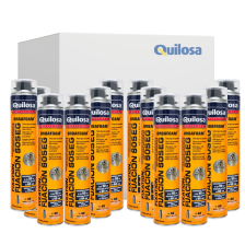 Caja 12 Uds. Espuma Fijación 60 Segundos Pistola Quilosa...