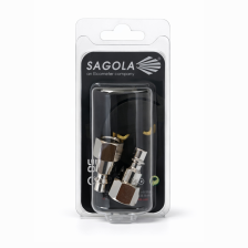 Enchufe Rápido Hembra BSPP 1/4" US-MIL Sagola 2 Uds