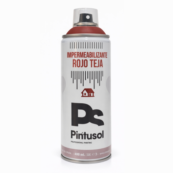 Spray Pintura Antigoteras Rojo Teja Pintusol 400 Ml