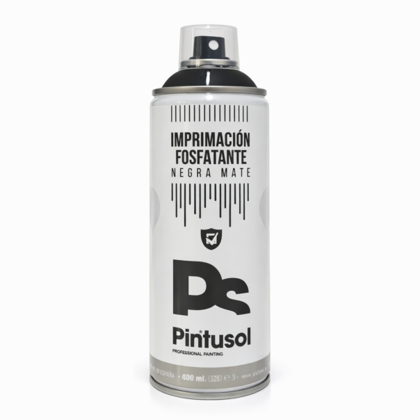 Spray Imprimación Fosfatante De Anclaje Negro Pintusol 400 Ml