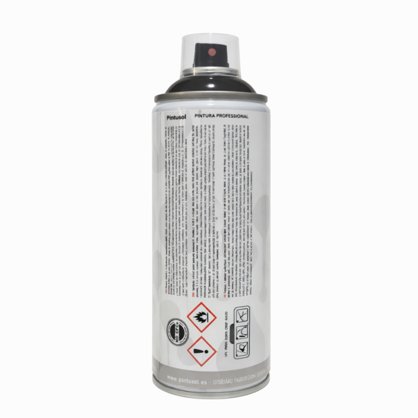 Spray Pintura Antioxidante Brillante Negro Pintusol 400 Ml