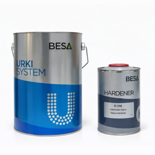 Pintura Epoxi Suelos 2 Comp. Besa-Pox Carta Ral 6 Kg +1Kg