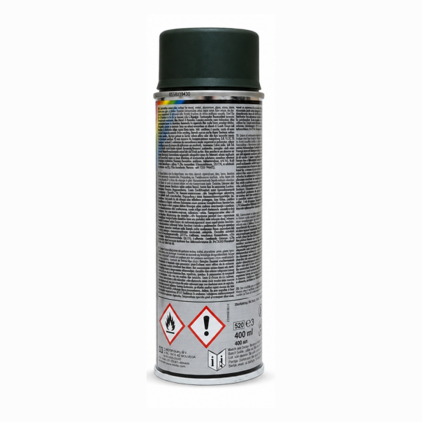 Spray Pintura De Camuflaje Mate Motip Ral 6031 400 Ml