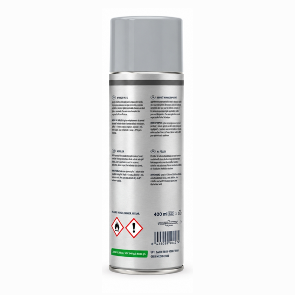 Spray Aparejo Hs Urkifiller Gris Ral 7040 400 Ml