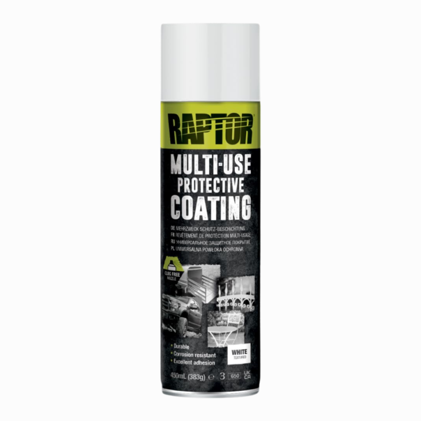 Spray Pintura Raptor 1K Blanco 450 Ml