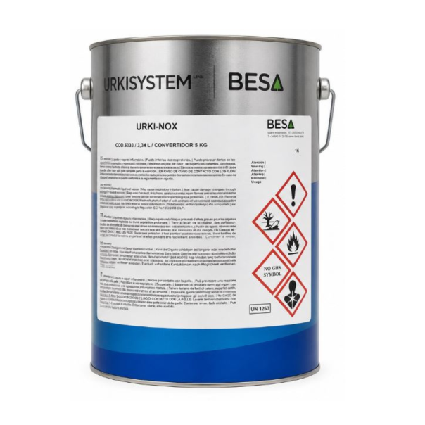 Pintura Monocapa Anticorrosivo 1K Urki-Nox BESA Carta Ral 5 Kg