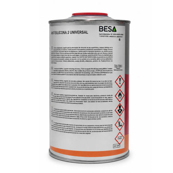 Aditivo Antisiliconas Uso Universal Besa 1 Lt