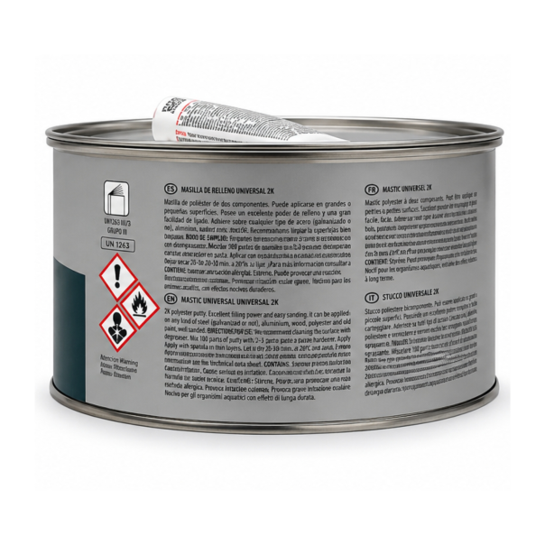 Masilla Poliéster Universal 2C Gris Urkifast 2 Kg