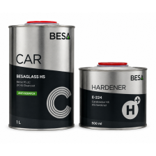 Kit Barniz Hs 2:1 Anti-Scratch 2K Besaglass + Catalizador...