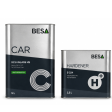 Kit Barniz Hs 2:1 2K Besaglass 5 Lt + Catalizador E-224...