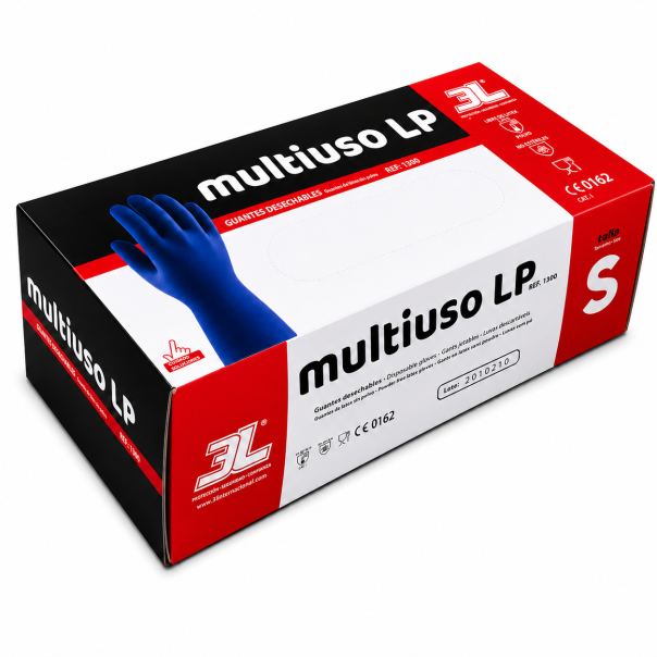 Guantes De Látex Extra Fuertes Multiuso LP 50 Uds. Talla S