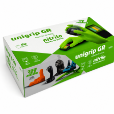 Guantes De Nitrilo Texturizado Unigrip GR 50 Uds. Talla L