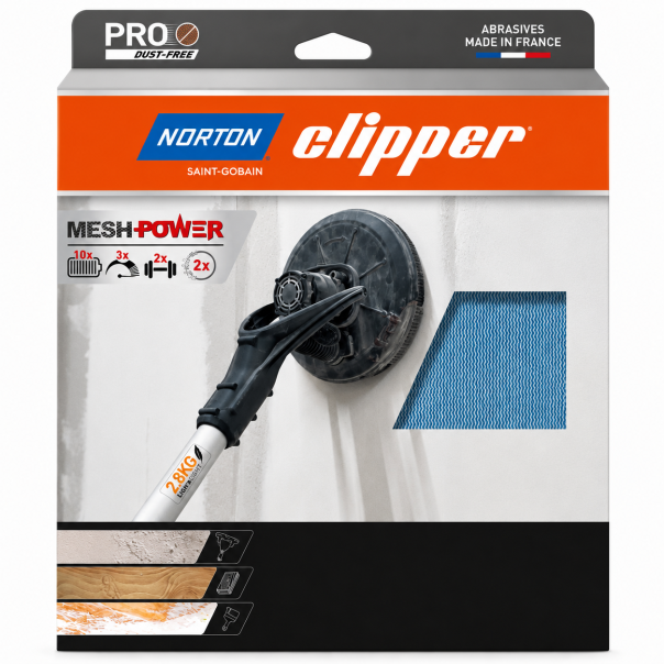 Pack 5 Discos Velcro 225 mm M920 Malla Jirafa Norton P240
