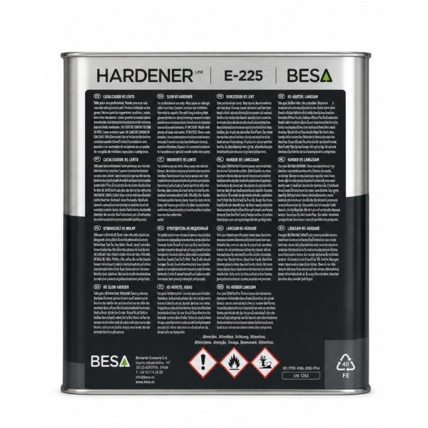Catalizador Lento E-225 Hs Besa 2,5 Lt