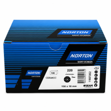 Discos Cerámicos Norton PRO PLUS A975 14+1 Ag. P220 100 Uds