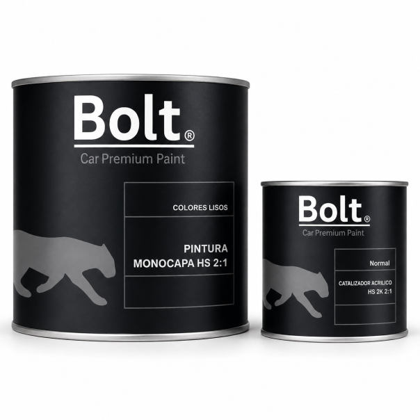 Pintura Monocapa Uhs 2:1 250 Ml + Catalizador 125 Ml