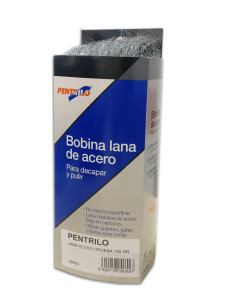 Bobina Lana De Acero Gruesa 2 150 Gr
